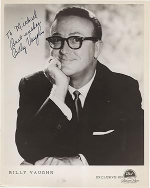 Billy Vaughn 1950s Music Singer Orchestra Hand Signed Photo