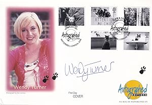 Seller image for Wendy Turner Television Animal Rights Campaigner Hand Signed FDC for sale by Postcard Finder