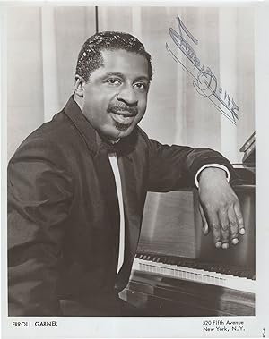 Erroll Garner Misty Record Jazz Pianist Large Hand Signed Photo
