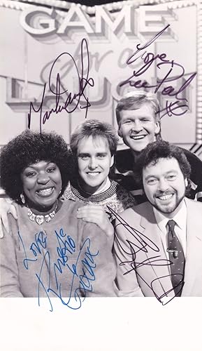 Jeremy Beadle LWT Game For A Laugh MULTI Hand Signed Photo