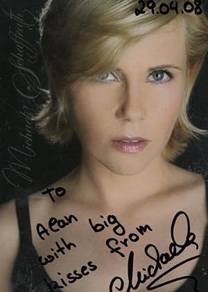 Seller image for Michaela Schaffrath German Adult Actress Gina Wild Hand Signed Photo for sale by Postcard Finder