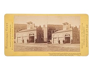 Stereoview of John Brown's Fort at Harpers Ferry, Circa 1870s, Photographed by Matthew Brady