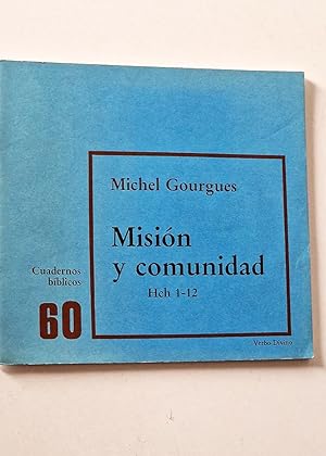 Seller image for MISIN Y COMUNIDAD. Cuadernos bblicos. 60 for sale by Libros con Vidas