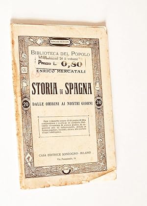 Seller image for STORIA DI SPAGNA. DALLE ORIGINI AI NOSTRI GIORNI for sale by Libros con Vidas