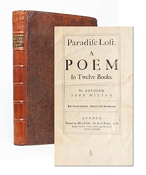 Paradise Lost. A Poem in Twelve Books. [bound with] Paradise Regain'd. A Poem in IV Books