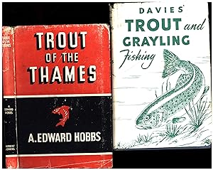 Seller image for Trout of the Thames AND A SECOND BOOK, Davies' Trout and Grayling Fishing for sale by Cat's Curiosities