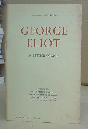 Imagen del vendedor de [ Writers And Their Work ] - George Eliot a la venta por Eastleach Books