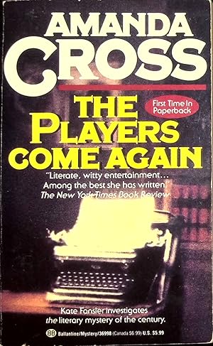 Seller image for The Players Come Again, Volume 10 (Kate Fansler Mystery) for sale by Adventures Underground