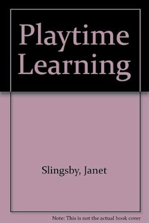 Imagen del vendedor de Playtime Learning a la venta por WeBuyBooks