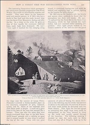 Seller image for How a Forest Fire was Extinguished with Wine from the Meyer Winery : an account of the 1899 fire in the Santa Cruz Mountains among the Wine Producers of California. An uncommon original article from the Wide World Magazine 1900. for sale by Cosmo Books