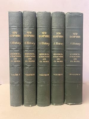 Seller image for NEW HAMPSHIRE: A History; Resources, Attractions, and Its People; 5 Volume Set for sale by The Maine Bookhouse