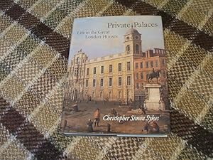 Immagine del venditore per Private Palaces: Life In The Great London Houses venduto da M & P BOOKS   PBFA MEMBER