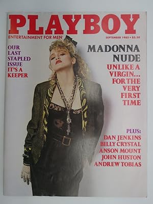 Seller image for PLAYBOY MAGAZINE,SEPTEMBER 1985 (MADONNA NUDE) for sale by Sage Rare & Collectible Books, IOBA