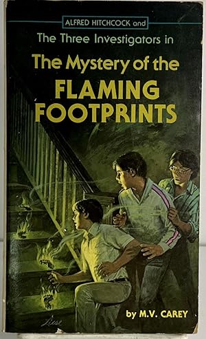 Bild des Verkufers fr Alfred Hitchcock and the Three Investigators in The Mystery of the Flaming Footprints zum Verkauf von Books Galore Missouri