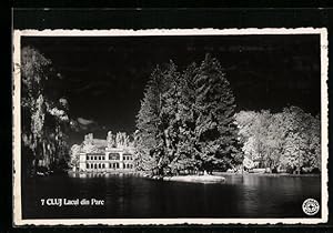 Bild des Verkufers fr Ansichtskarte Cluj, Lacul din Parc zum Verkauf von Bartko-Reher
