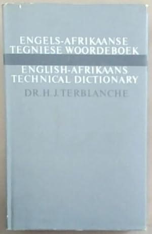 Seller image for Engels - Afrikaanse Tegniese Woordeboek / English - Afrikaans Technical Dictionary for sale by Chapter 1