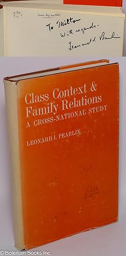 Seller image for Class Context and Family Relations: A Cross-National Study for sale by Bolerium Books Inc.