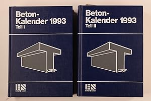 BETON-KALENDER 1993. Taschenbuch für Beton-, Stahlbeton- und Spannbetonbau
