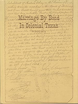 Marriage By Bond in Colonial Texas