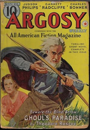 Image du vendeur pour ARGOSY Weekly: November, Nov. 26, 1938 ("The Ship of Ishtar") mis en vente par Books from the Crypt