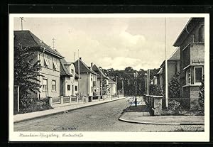 Ansichtskarte Mannheim-Pfingstberg, Blick in die Winterstrasse