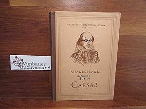 Bild des Verkufers fr Julius Caesar. William Shakespeare. Hrsg. von Fritz Krog / Neusprachliche Textausgaben ; H. 10 zum Verkauf von Antiquariat im Kaiserviertel | Wimbauer Buchversand