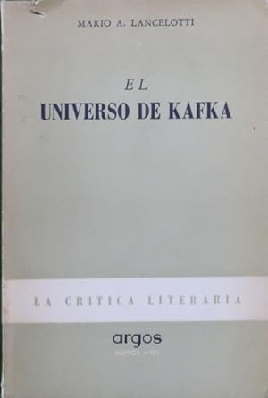 Imagen del vendedor de El universo de KAfka a la venta por Librera Alonso Quijano