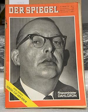 Der Spiegel - 17. Jahrgang - Nr.9 - 27. Februar 1963 (Titel: Finanzminister Dahlgrün - Spiegel-Ge...