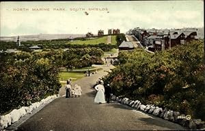 Ansichtskarte / Postkarte South Shields South Tyneside North East England, North Marine Park