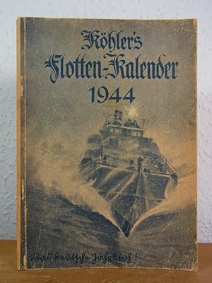 Immagine del venditore per Khlers illustrierter Flotten-Kalender 1944. 42. Jahrgang. Mit einer Karte vom U-Boot-Krieg venduto da Antiquariat Weber