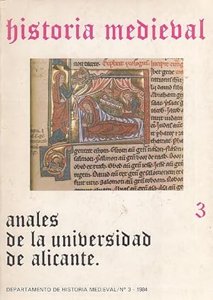 Imagen del vendedor de ANALES DE LA UNIVERSIDAD DE ALICANTE. HISTORIA MEDIEVAL 3 a la venta por Librera Vobiscum