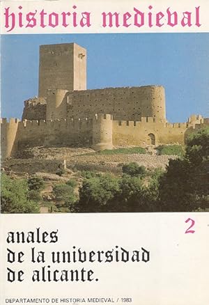 Seller image for ANALES DE LA UNIVERSIDAD DE ALICANTE. HISTORIA MEDIEVAL 2 for sale by Librera Vobiscum