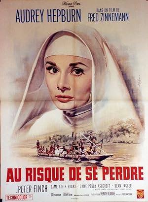 "AU RISQUE DE SE PERDRE (THE NUN'S STORY)" Réalisé par Fred ZINNEMANN en 1959 avec Audrey HEPBURN...