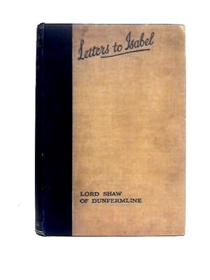 Image du vendeur pour Letters to Isabel mis en vente par World of Rare Books