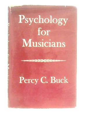 Seller image for Psychology For Musicians for sale by World of Rare Books