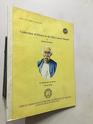Seller image for Cultivation Of Science In The 19Th Century. for sale by Prabhu Book Exports