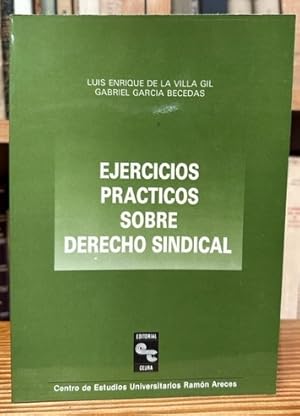 Imagen del vendedor de EJERCICIOS PRACTICOS SOBRE DERECHO SINDICAL a la venta por Fbula Libros (Librera Jimnez-Bravo)