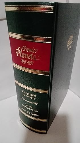 Seller image for PREMIOS PLANETA 1955-1958: TRES PISADAS DE HOMBRE / EL DESCONOCIDO / LA PAZ EMPIEZA NUNCA / PASOS SIN HUELLAS for sale by LIBRERIA  SANZ