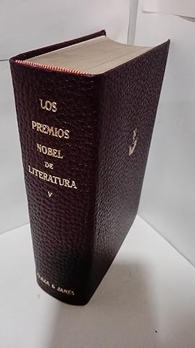 Imagen del vendedor de LOS PREMIOS NOBEL DE LITERATURA V. La malquerida / Los intereses creados / La losa de los sueos / La fuerza bruta ; Mireio / Nerto / Calendau ; El mono blanco / La cuchara de plata ; Desciende Moiss / Mientras yo agonizo / El villorrio ; Elas Portolu a la venta por LIBRERIA  SANZ