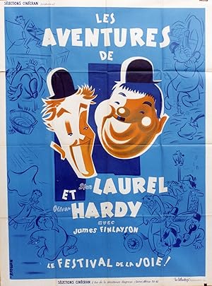"LES AVENTURES DE LAUREL ET HARDY" UN JOYEUX PIQUE-NIQUE (A PERFECT DAY) 1929 / DERRIÈRE LES BARR...