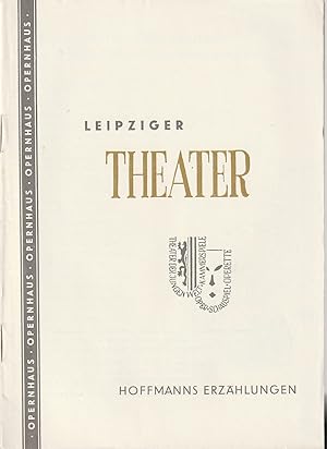 Seller image for Programmheft Jacques Offenbach HOFFMANNS ERZHLUNGEN Opernhaus Spielzeit 1955 / 56 Heft 15 for sale by Programmhefte24 Schauspiel und Musiktheater der letzten 150 Jahre