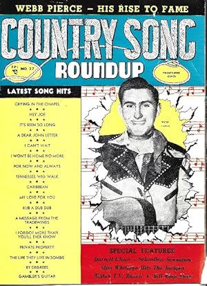 Bild des Verkufers fr Country Song Roundup December 1953 zum Verkauf von Ridge Road Sight And Sound