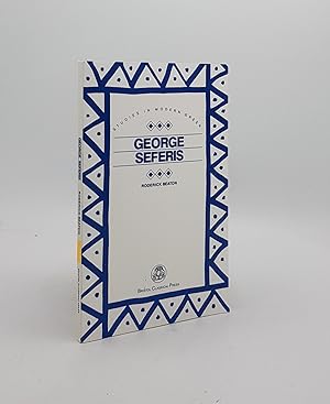 Seller image for GEORGE SEFERIS Studies in Modern Greek for sale by Rothwell & Dunworth (ABA, ILAB)
