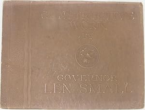 Immagine del venditore per State of Illinois Department of Purchases and Construction Report to Governor Len Small: Constructive Work by Governor Len Small venduto da Powell's Bookstores Chicago, ABAA