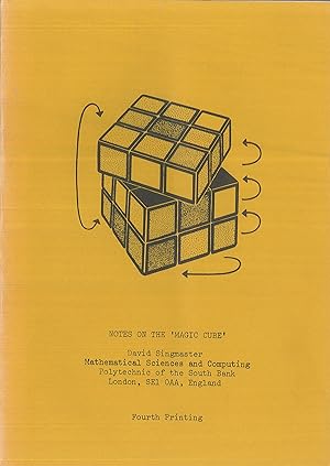 Bild des Verkufers fr Notes on the 'Magic Cube' zum Verkauf von Qwertyword Ltd
