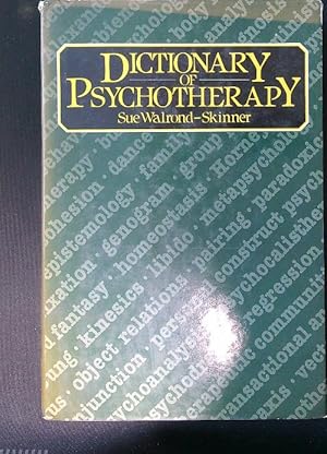 Seller image for Dictionary of Psychotherapy for sale by Librodifaccia