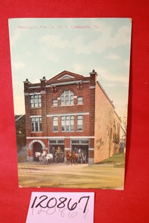 Seller image for Washington Fire Company No. 1 Coatesville, Pennsylvania Post Card for sale by Princeton Antiques Bookshop