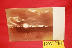 Image du vendeur pour Just as the Sun Went Down" Claremont, New Hampshire, Real Photo Post Card RPPC mis en vente par Princeton Antiques Bookshop