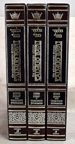 Schottenstein Edition of the Talmud - English Full Size [#24] - Yevamos (3 volume set)