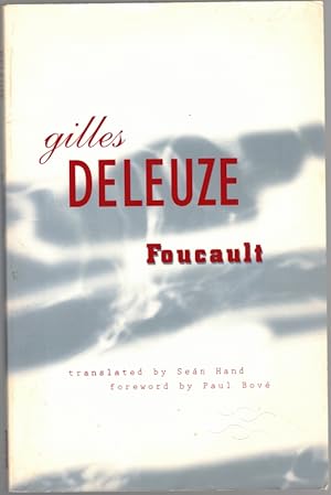 Seller image for Foucault. Translated and edited by Sean Hand. Foreword by Paul Bove. for sale by Antiquariat Fluck